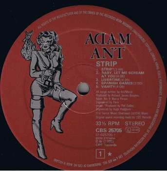 LP Adam Ant: Strip