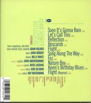 CD Adam Kolker: Reflections