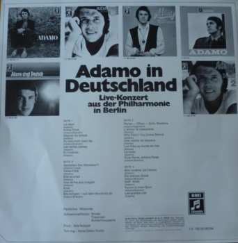 2LP/Box Set Adamo: Adamo In Deutschland (Live-Konzert Aus Der Philharmonie In Berlin)