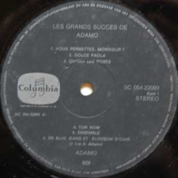 LP Adamo: Les Grands Succès De Adamo Vol. 2