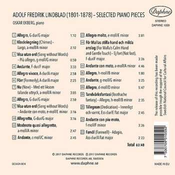 CD Oskar Ekberg: Selected Piano Pieces