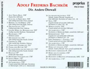 CD Adolf Fredriks Bachkör: Gläd Dig / Mariamusik