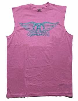 Merch Aerosmith: Embellished Vest Tričko Glitter Print Logo Aerosmith