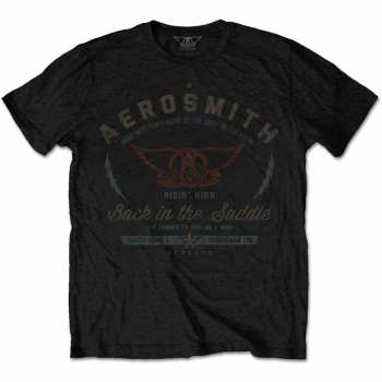 Merch Aerosmith: Tričko Back In The Saddle  S