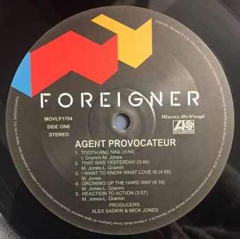 LP Foreigner: Agent Provocateur