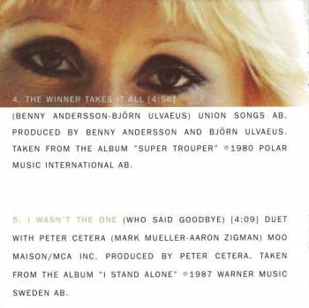 CD Agnetha Fältskog: That's Me - The Greatest Hits