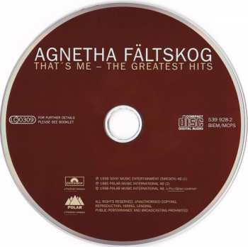 CD Agnetha Fältskog: That's Me - The Greatest Hits