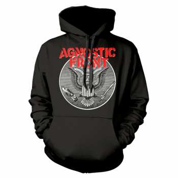 Merch Agnostic Front: Mikina S Kapucňou Against All Eagle
