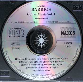 CD Antigoni Goni: Guitar Music Vol. 1 - Suite Andina / Un Sueño En La Floresta