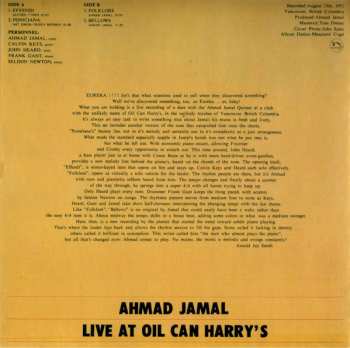 CD Ahmad Jamal: Recorded Live At "Oil Can Harry's"