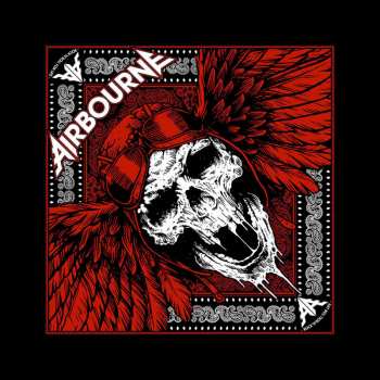 Merch Airbourne: Šatka Red Skull