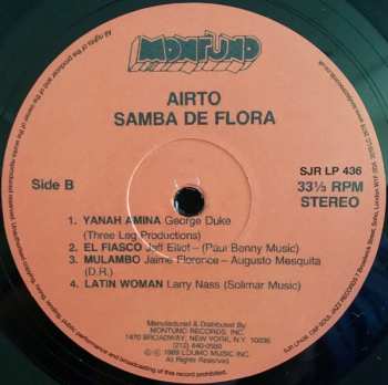 LP Airto Moreira: Samba De Flora LTD