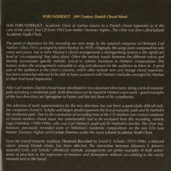 CD Akademisk Kor Århus: Forunderligt (Dansk Kormusik Fra Nielsen Til Nørholm / 20th Century Danish Choral Music)