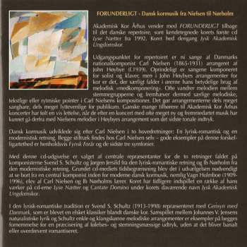 CD Akademisk Kor Århus: Forunderligt (Dansk Kormusik Fra Nielsen Til Nørholm / 20th Century Danish Choral Music)