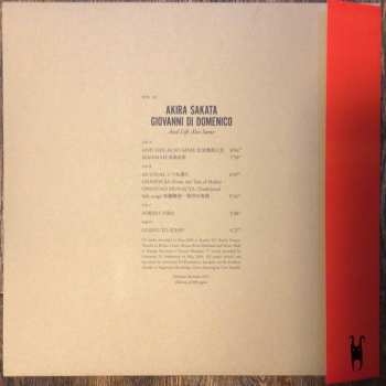 LP/SP Akira Sakata: And Life Also Same