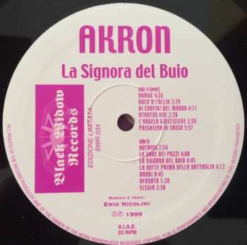 LP Akron: La Signora Del Buio