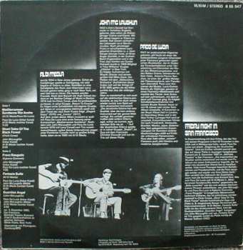 LP Paco De Lucía: Friday Night In San Francisco