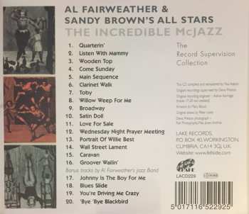 CD Alastair Fairweather: The Incredible McJazz 