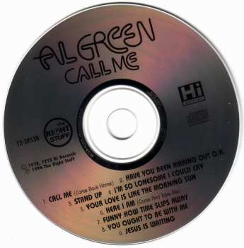 CD Al Green: Call Me
