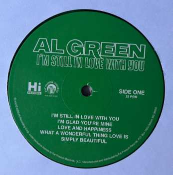 LP Al Green: I'm Still In Love With You LTD | CLR