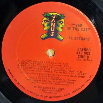 LP Al Stewart: Year Of The Cat