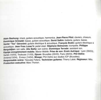 2CD Alain Bashung: Confessions Publiques