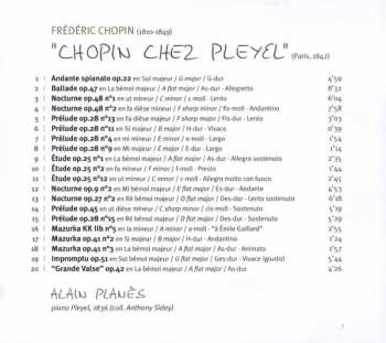CD Alain Planes: Chopin Chez Pleyel DIGI