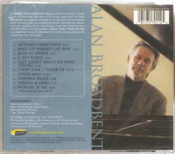 CD Alan Broadbent: Every Time I Think Of You