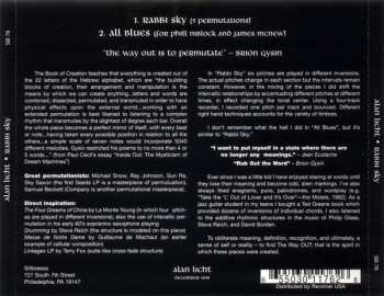 CD Alan Licht: Rabbi Sky