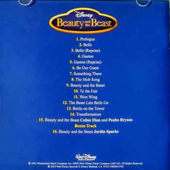 CD Alan Menken: Beauty And The Beast (An Original Walt Disney Records Soundtrack)
