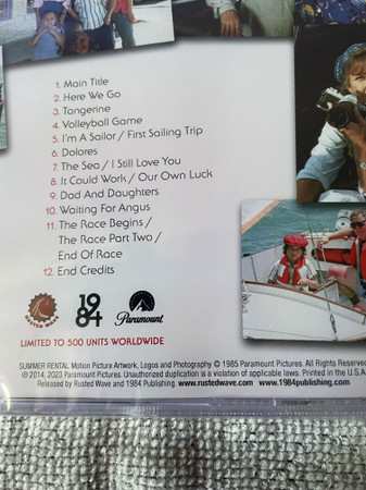 CD Alan Silvestri: Summer Rental