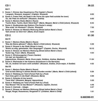 2CD Alban Berg: Wozzeck
