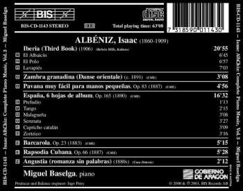 CD Isaac Albéniz: Complete Piano Music - Volume 3