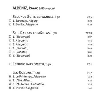 CD Isaac Albéniz: Piano Music - Volume 8