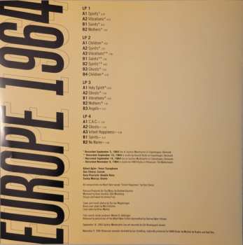 4LP/Box Set Don Cherry: Europe 1964 LTD