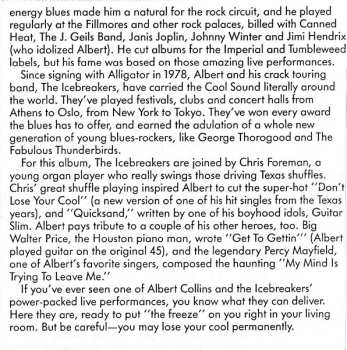 CD Albert Collins And The Icebreakers: Don't Lose Your Cool
