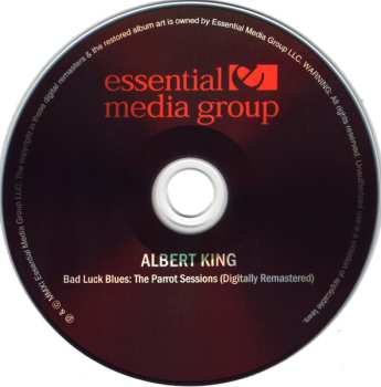 CD Albert King: Bad Luck Blues: The Parrot Sessions (Digitally Remastered)