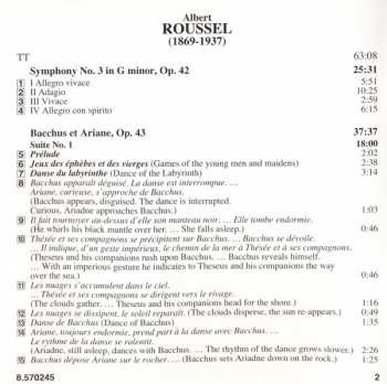 CD Stéphane Denève: Bacchus Et Ariane (Complete Ballet) • Symphony No. 3
