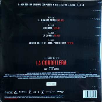 2LP Alberto Iglesias: La Cordillera LTD | NUM