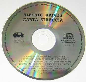 CD Alberto Radius: Carta Straccia