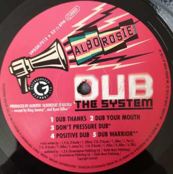 LP Alborosie: Dub The System