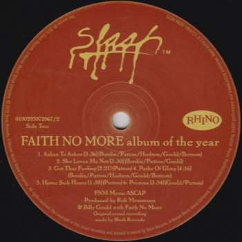 2LP Faith No More: Album of the Year
