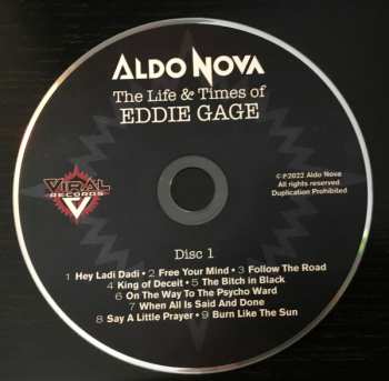 2CD Aldo Nova: The Life & Times of Eddie Gage - A Little Preview - 10 Song EP