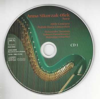 2CD Anna Sikorzak-Olek: 20th-Century Polish Harp Concertos