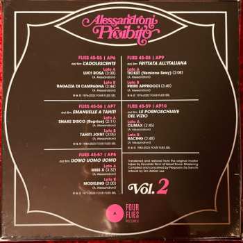 5SP/Box Set Alessandro Alessandroni: Alessandroni Proibito, Vol. 2 (Music from Red Light Films 1976-1980) LTD
