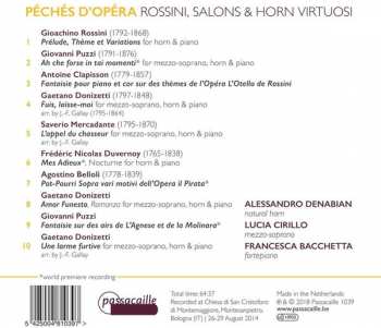 CD Alessandro Denabian: Péchés D'Opéra