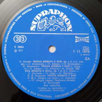 LP Antonio Vivaldi: Italské Settecento