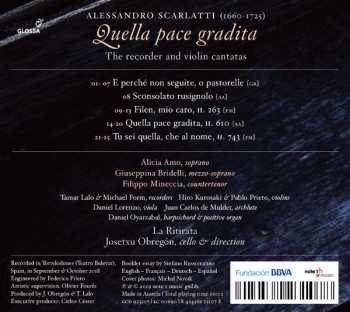 CD Alessandro Scarlatti: Quella Pace Gradita (The Recorder And Violin Cantatas)
