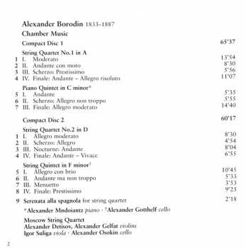 3CD Alexander Borodin: Borodin: Chamber Music