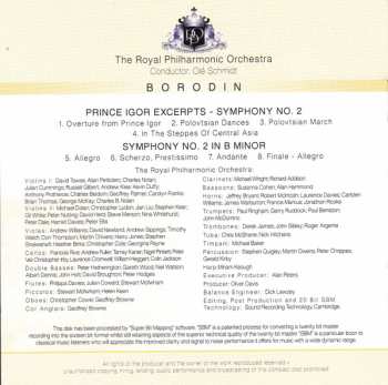 CD The Royal Philharmonic Orchestra: Prince Igor Excerpts / Symphony No. 2 / 'In The Steppes Of Central Asia'